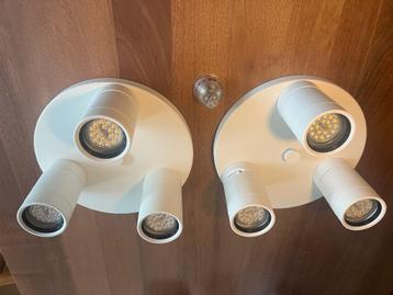 2 Ikea Nymåne spots, inc. 7 Trådfri lampjes (IKEA: € 116) beschikbaar voor biedingen