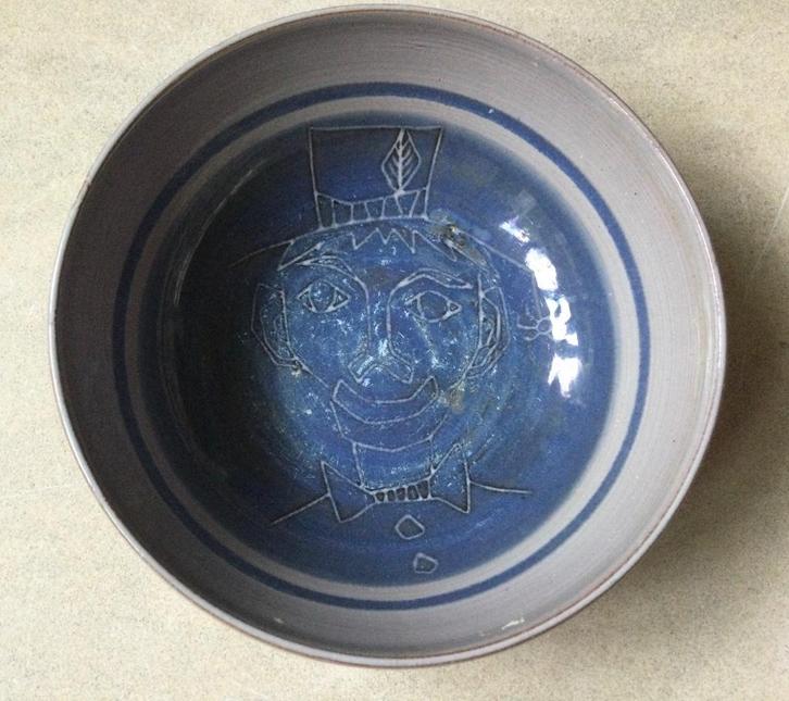 Ambacht Volendam keramiek schaaltje decor man met hoed, Antiek en Kunst, Antiek | Keramiek en Aardewerk, Verzenden