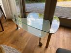 Glazen salontafel 110x65x46 cm, Ophalen, 100 tot 150 cm, 50 tot 100 cm, Zo goed als nieuw