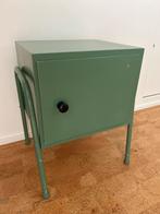 Retro Nachtkastje, Ophalen, Gebruikt, Minder dan 45 cm, Metaal of Aluminium