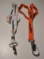 2 Keycords Bedrijfsmerken - Verzamelaarsobject, Habanero, Jet-Lube, Verzenden, Wit, Zo goed als nieuw