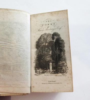 Antiek boek The works of H. Mackenzie, author’s life 1816. beschikbaar voor biedingen