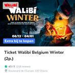 Walibi winter Belgie tickets, Drie personen of meer, Ticket of Toegangskaart