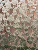 2. Stof Coupon Designers Guild groene vlakjes, Overige materialen, Verzenden, 120 cm of meer, Nieuw