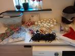 Set kerst ballen glas zilver wit lampjes kleur piek disney, Diversen, Kerst, Ophalen of Verzenden, Gebruikt