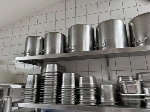 Complete horeca inboedel, Zakelijke goederen, Horeca | Keukenapparatuur, RVS Meubilair, Gebruikt, Ophalen