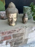 Boeddha set brons verzilverd hoofd Boeddha hoofd set brons, Huis en Inrichting, Woonaccessoires | Boeddhabeelden, Ophalen of Verzenden