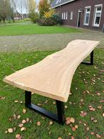 XXL Eiken boomstamtafel 320cm, Ophalen of Verzenden, Vijf personen of meer, Rechthoekig, Nieuw