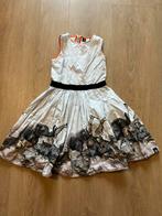 Molo jurk meisje wilde dieren wit grijs maat 134 / 140, Kinderen en Baby's, Kinderkleding | Maat 134, Ophalen of Verzenden, Zo goed als nieuw