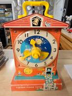 Ficher-price Teaching Clock Music box 100% werkend, Ophalen of Verzenden, Zo goed als nieuw