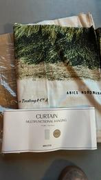 Gordijn met dennenboom (1 stuk), Ophalen of Verzenden, Zo goed als nieuw, Rood, Overige typen