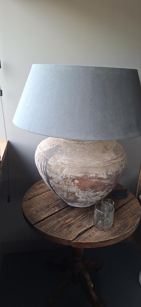 Aura Peeperkorn Kruiklamp XXL - Bever Kleur Kap, Ophalen of Verzenden