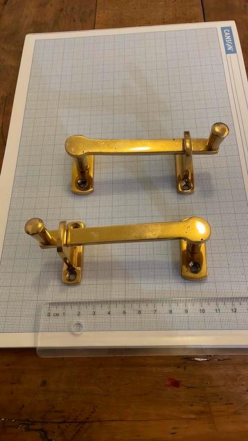 Chique goud messing Luikbeslag Luikoverslag Luikgrendel knip beschikbaar voor biedingen