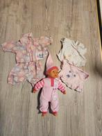 baby born pop met setjes kleertjes, Gebruikt, Ophalen of Verzenden, Babypop