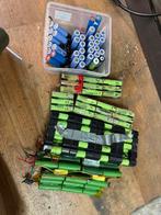 154 stuks 18650 batterijen accus uit fietsaccu’s, Ophalen