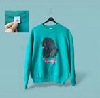 Vintage 90s Newfoundland Newfoundlander Trui Sweater Hond M, Ophalen of Verzenden, Zo goed als nieuw