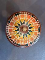 Vintage metalen Doosje met Mozaïek, Ophalen of Verzenden