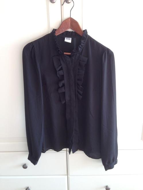 Blouse Vero Moda Zwart met franjes maat 38 ZGAN, Kleding | Dames, Blouses en Tunieken, Nieuw, Maat 38/40 (M), Zwart, Ophalen of Verzenden