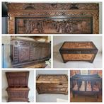 Collectie antieke meubels., Antiek en Kunst, Antiek | Meubels | Kasten, Ophalen of Verzenden