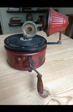2 x Kinder grammofoon voor restauratie, Ophalen of Verzenden