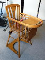 Kinderstoel, vintage/retro,  antiek meer dan 100 jaar oud, Ophalen, Gebruikt, Inklapstoel, Gordel(s)