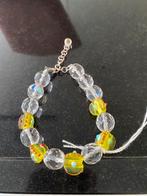 Lampwork glaskralen armband met 925 zilver slotje, Sieraden, Tassen en Uiterlijk, Armbanden, Ophalen of Verzenden, Zo goed als nieuw