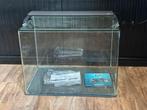 43L Aquarium met verlichting en glazen lily pipes, Dieren en Toebehoren, Vissen | Aquaria en Toebehoren, Ophalen, Gebruikt, Leeg aquarium