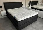 Swiss Sense Boxspring 160x200 - Zo goed als nieuw!, Ophalen, Zwart, Tweepersoons, Zo goed als nieuw