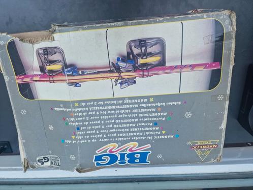 Vintage BIG Magnetische Ski Drager - 2 paar ski's, Auto diversen, Dakdragers, Gebruikt, Ophalen of Verzenden