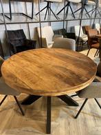 LEEGVERKOOP RONDE MANGO TAFELS LAAGSTE PRIJS VAN NEDERLAND !, Ophalen, Bruin, Nieuw, Modern