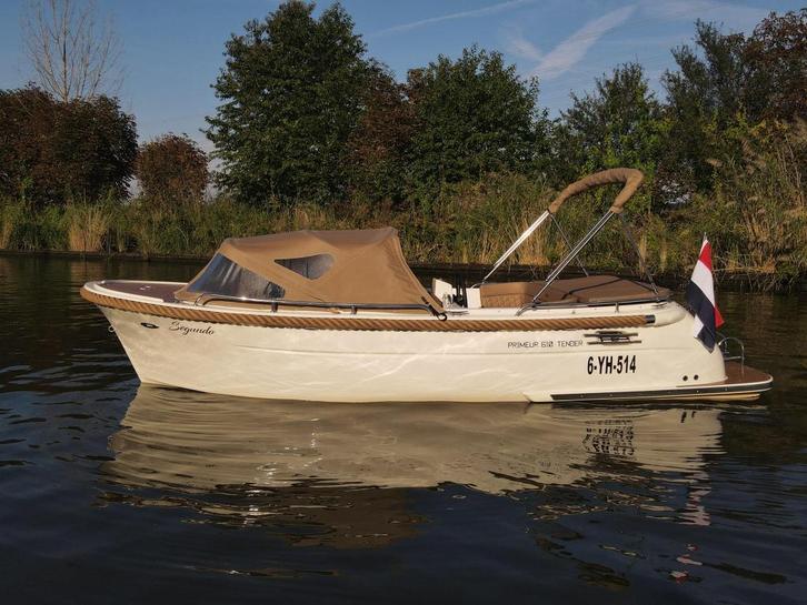 Primeur 610 Tender + 60pk Honda 2025, Watersport en Boten, Sloepen, Gebruikt, 6 meter of meer, Buitenboordmotor, Benzine, Polyester