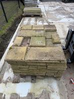 Betontegels wildverband +- 25m2, Gebruikt, Ophalen of Verzenden, 10 m² of meer, Beton