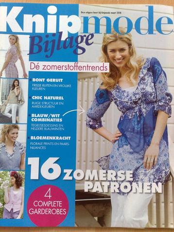Knipmode bijlage extra 16 zomerpatronen , 3 / 2010 beschikbaar voor biedingen