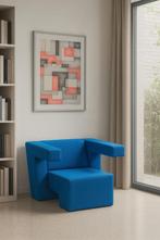 Postmoderne Studio Line "Wrap chair", Huis en Inrichting, Fauteuils, Ophalen, Hout, Zo goed als nieuw, 75 tot 100 cm