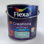Flexa Creations Vintage Blue Muurverf Zijdemat Binnen 2.5L, Flexa, Flexa, Blauw, Nieuw
