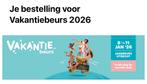 Gratis. Tickets vakantiebeurs, Tickets en Kaartjes, Beurzen, Twee personen, Januari