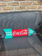 Origineel metalen Coca-Cola bord/1990/mancave/Keet/Garage., Ophalen of Verzenden, Zo goed als nieuw, Reclamebord