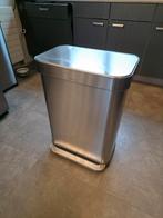 Simplehuman  55 Liter RVS, pedaalemmer/vuilnisbak, 40 liter of meer, Ophalen, Gebruikt, Rvs