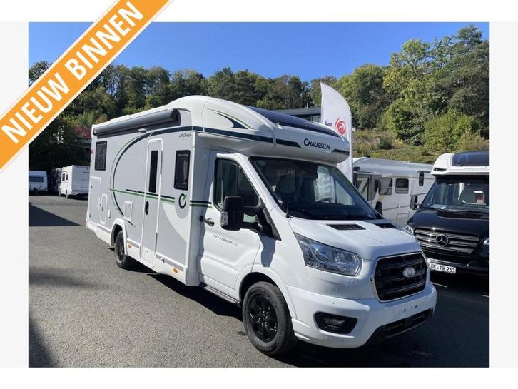 Chausson 797 Titanium enkele bedden en automaat, Caravans en Kamperen, Campers, Bedrijf, tot en met 3, Half-integraal, Chausson
