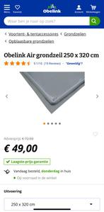 Obelink Air Grondzeil 250x320 - Zo goed als nieuw, Ophalen of Verzenden, Zo goed als nieuw
