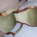 Barok stoelen groen 2st, Antiek en Kunst, Ophalen
