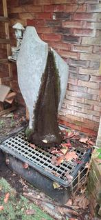Natuur steen water ornament met goed werkende pomp, Tuin en Terras, Waterpartijen en Fonteinen, Ophalen, Gebruikt, Hardsteen, Waterornament
