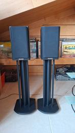 Tannoy Mercury M1 Shadow Speakers met Stands, Ophalen of Verzenden, Gebruikt, 60 tot 120 watt, Front, Rear of Stereo speakers