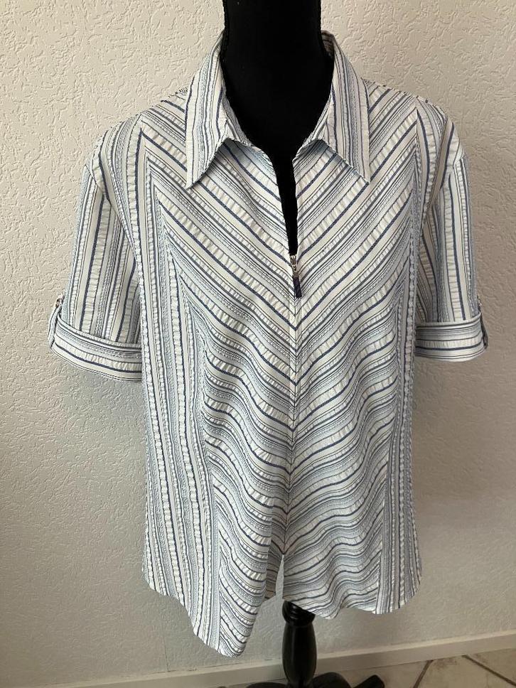bexleys maat 50 valt als 48 oksel tot oksel 63 cm, Kleding | Dames, Grote Maten, Zo goed als nieuw, Blouse of Tuniek, Ophalen of Verzenden