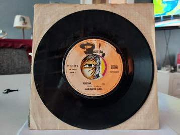 7" Single Jacques Brel - Rosa / De Nuttelozen Van De Nacht beschikbaar voor biedingen