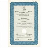 59x Koninklijke Scholten Honig - 4 verschillende, Postzegels en Munten, Aandelen en Waardepapieren, Verzenden, 1970 tot heden