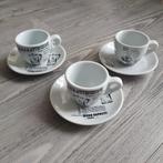 3 BIALETTI espresso kopjes, espresso, Italia, Huis en Inrichting, Keuken | Servies, Ophalen of Verzenden, Nieuw, Overige stijlen