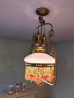 Antieke omgebouwde oudhollandse olielamp, Ophalen of Verzenden, Gebruikt