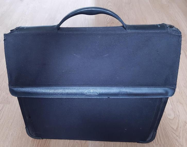 Aktetas Samsonite (vintage), Sieraden, Tassen en Uiterlijk, Tassen | Schooltassen, Gebruikt, Aktetas of Boekentas, 30 tot 40 cm