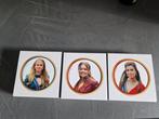 3x gouden postzegel ;Amalia Ariane Alexia sint maarten;'', Postzegels en Munten, Postzegels | Nederland, Verzenden, Na 1940, Postfris